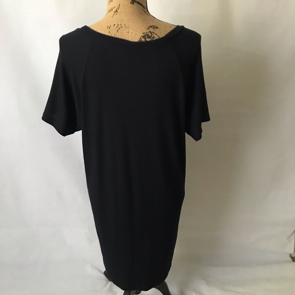 Forever 21 Large Navy Ribbed Long Sweater Dress - Picture 2 of 5